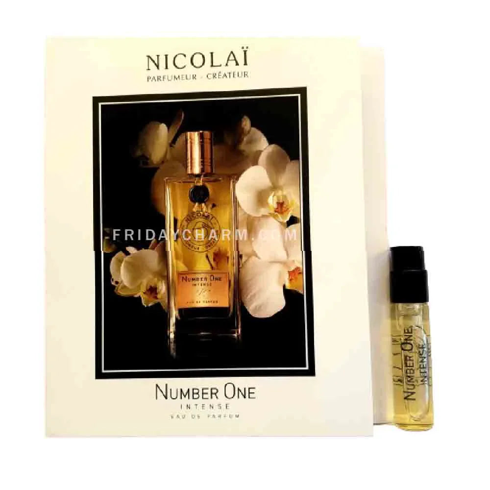 officiële parfumstalen van Nicolai Number One Intense geur 1,8 ml 0,07 oz.