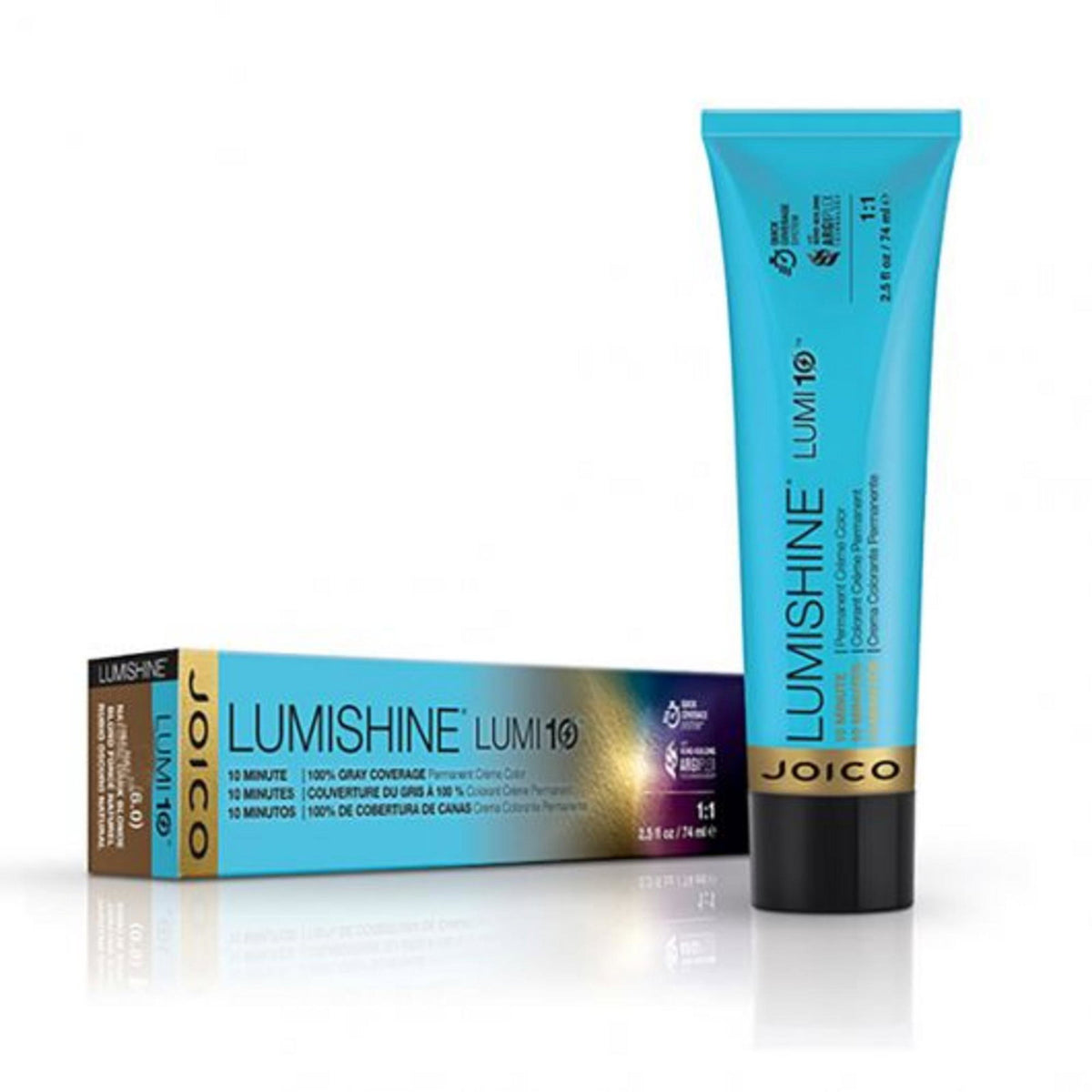 Joico, LumiShine Lumi10, Permanent Hair Dye, 7NC Natural Copper/Medium Blonde, 74 ml