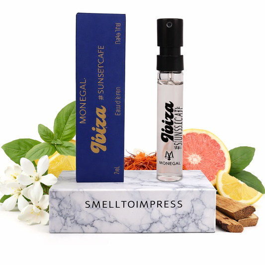 Ramon Monegal Ibiza Sunset Cafe official perfume sample 2ml 0.06 fl. oz. perfume tester
