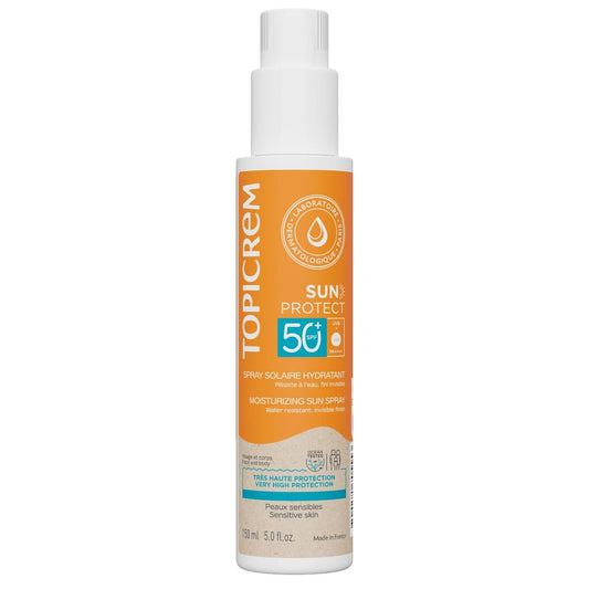 Topicrem, Sun Protect, Hydrating & Protecting, Sunscreen Spray, SPF 50, 150 ml